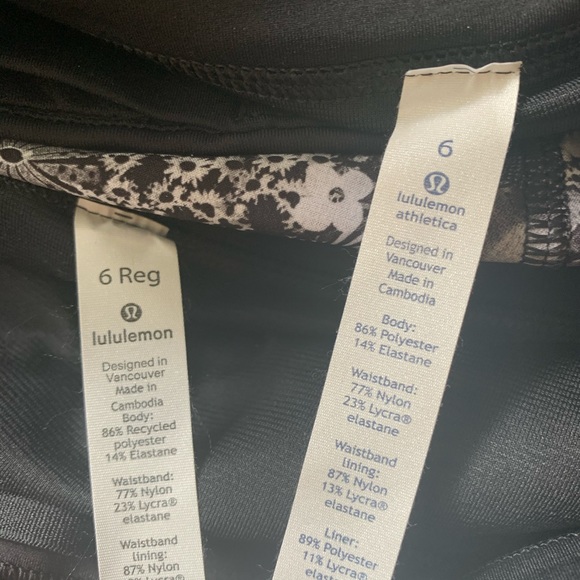 Lululemon SEAWHEEZE 3 pairs speed shorts size 6 - Picture 9 of 13